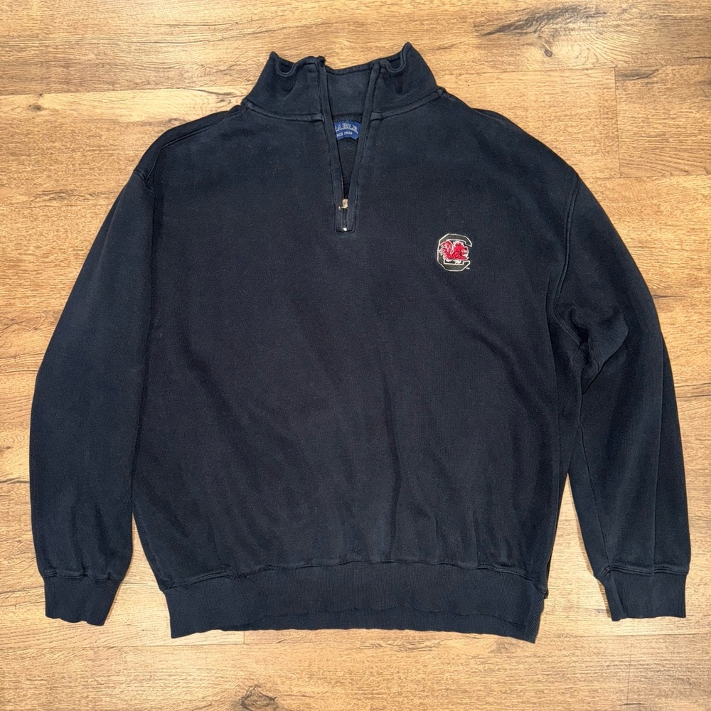 Crable USC South Carolina Gamecocks 1/4 Zip Pullover Sweatshirt Size: XXL